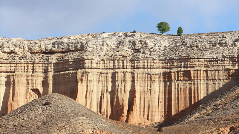 Excavating Sedimentary Rock